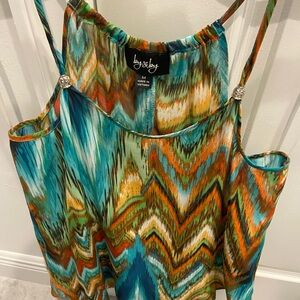 By & By Women's Multicolor Sleeveless Top